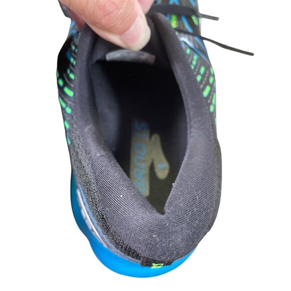 Brooks Glycerin 20 Mens Black/Blue Run Shoes Sneakers Size 10M SKU 8620 - Picture 9 of 14